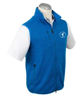 124th U.S. Amateur Men's Bobby Jones Heathered Full Zip Fleece Vest