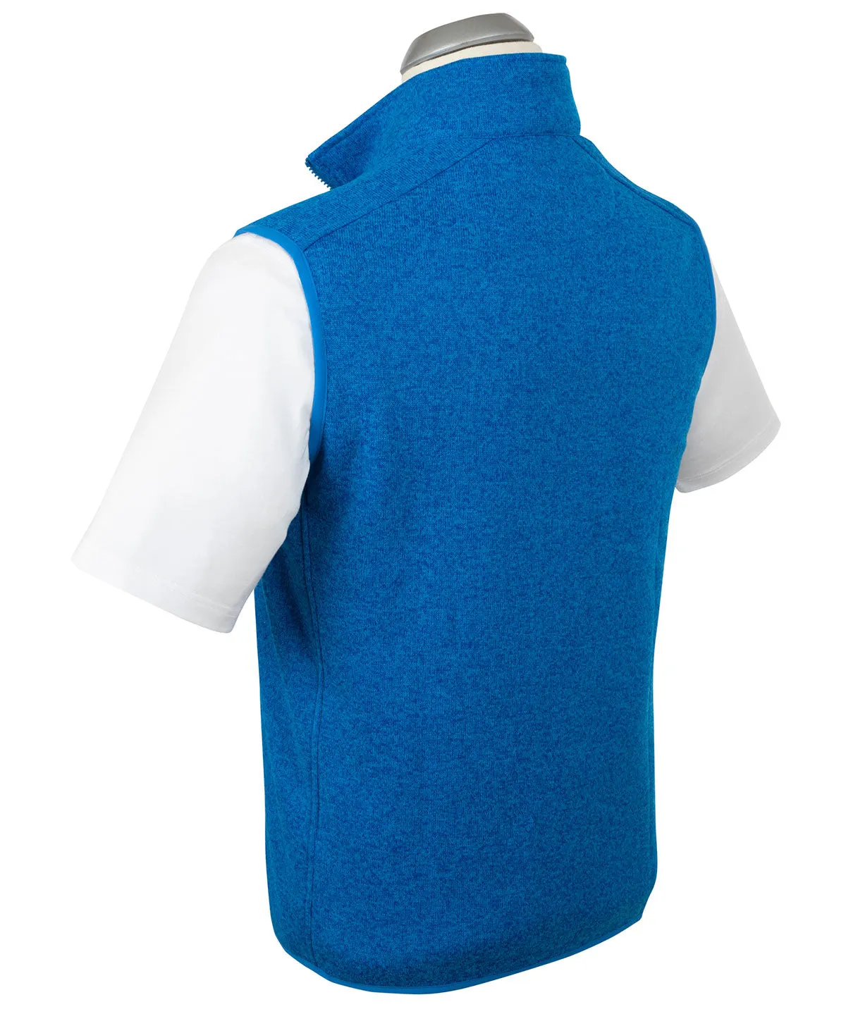 124th U.S. Open Men's Bobby Jones Heathered Full Zip Fleece Vest