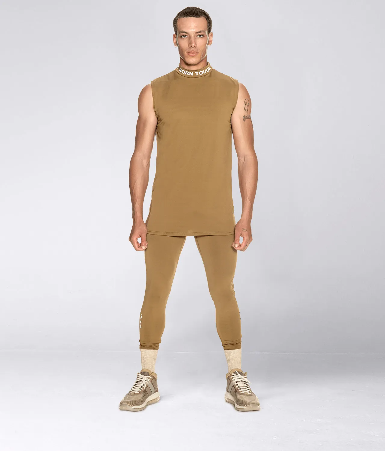 1400 . Momentum Regular-Fit Base Layer Shirt - Khaki