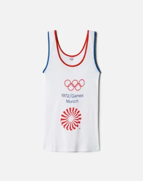 1982 Munich Olympics Ringer Ribbed Tank