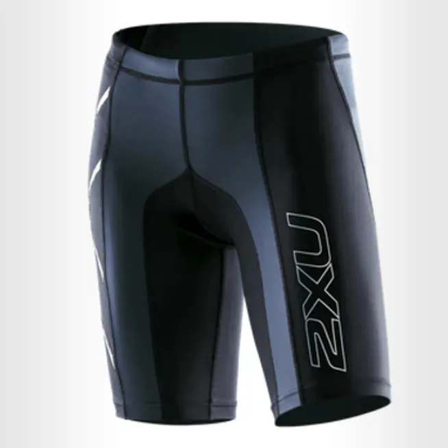 2XU WOMEN'S ELITE COMPRESSION SHORT-WA1935 (BLK/STL)