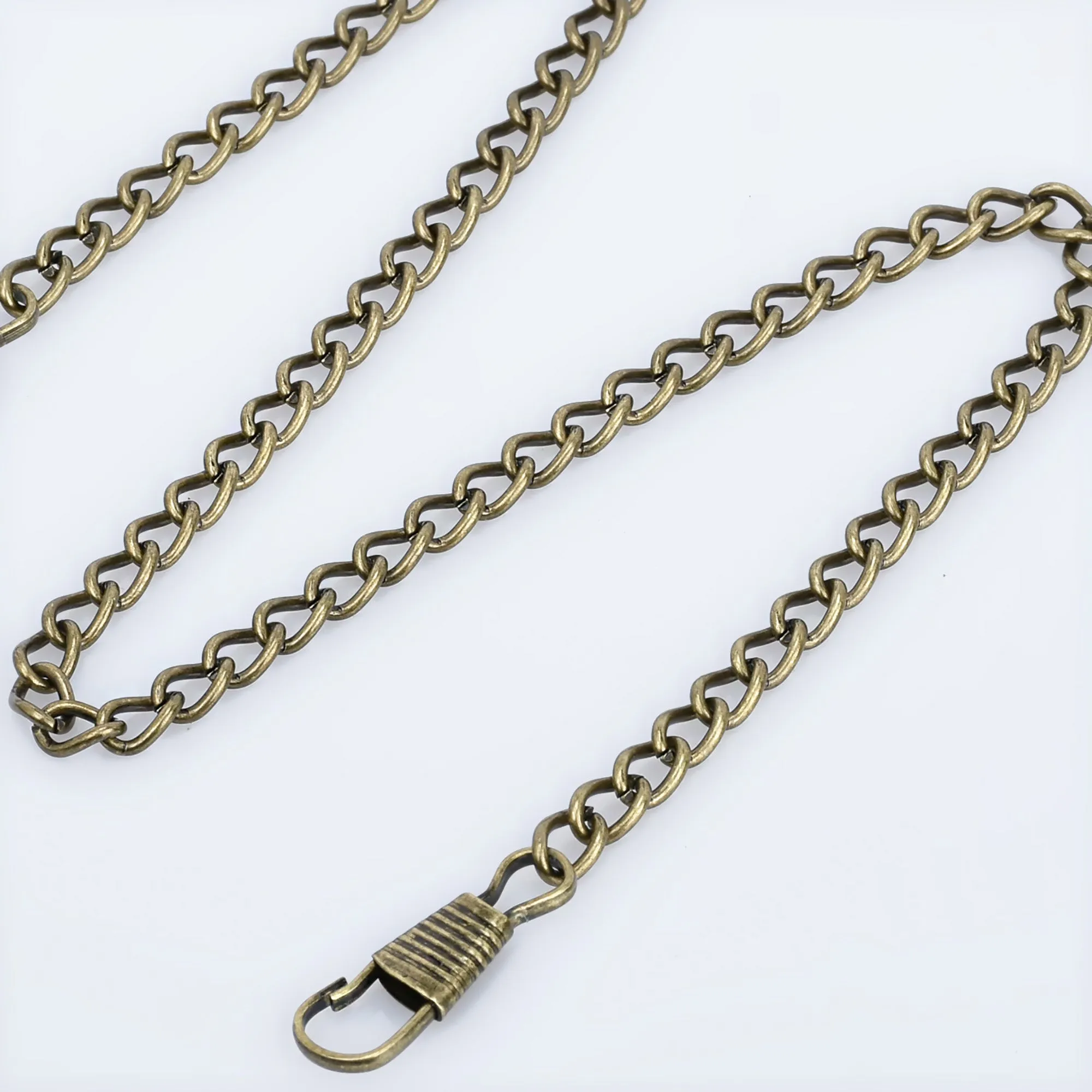 5.5mm Width Iron Metal Shoulder Handbag Strap Chain Finished Crossbody Handbag with Clasps 40cm/120cm Length to choose 5pcs 1028