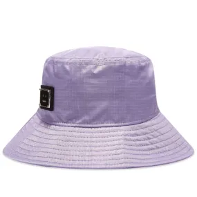 Acne Studios Buko Nylon Plaque Face Bucket HatLilac Purple