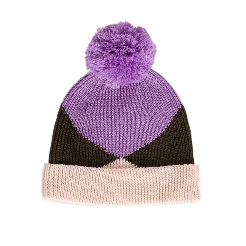 Acorn Merino Beanie - Hidden Valley Lilac