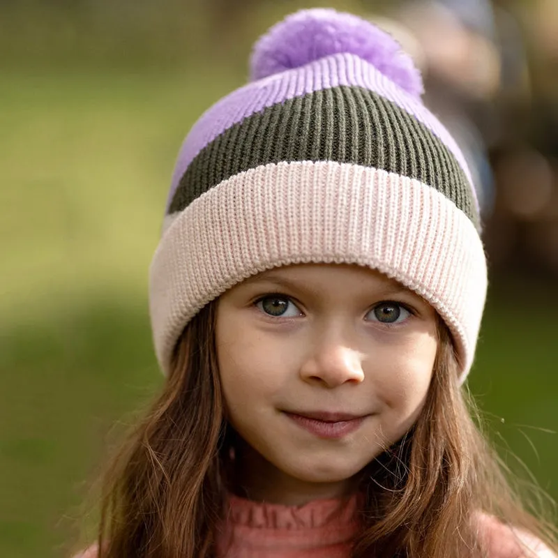 Acorn Merino Beanie - Hidden Valley Lilac