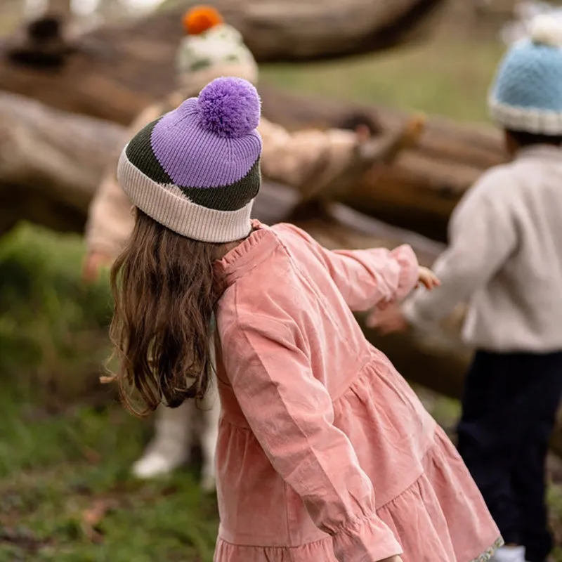 Acorn Merino Beanie - Hidden Valley Lilac