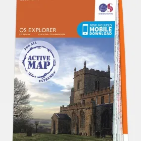 Active Explorer Map 282 Lincolnshire Wolds North