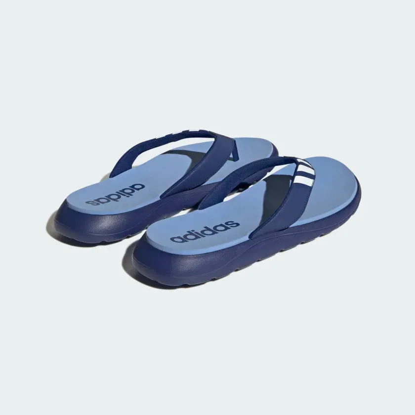 Adidas Comfort Men's  Flip-Flops - Victory Blue/Cloud White