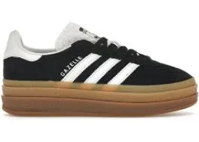 adidas Gazelle Bold Black White Gum (Women's)