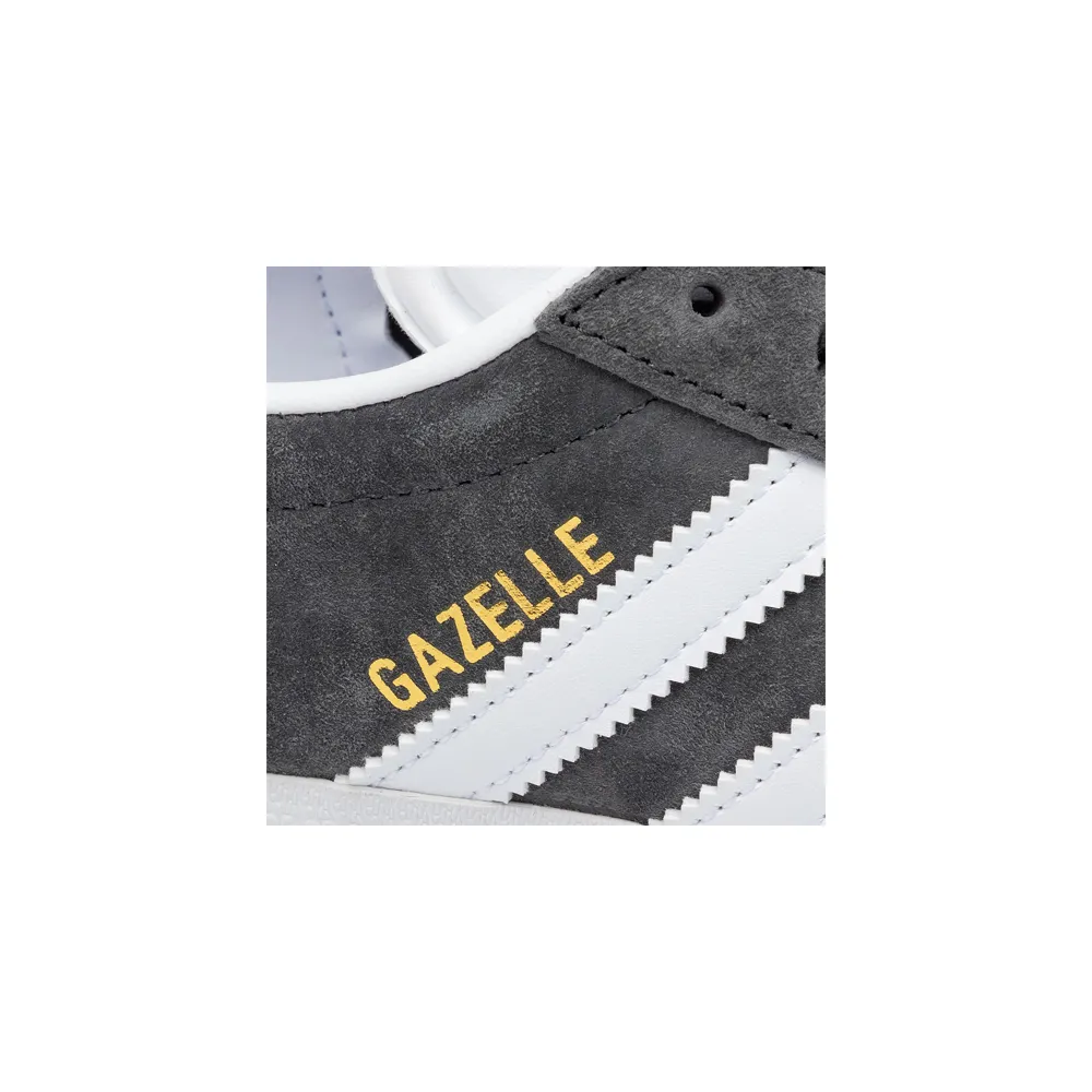 Adidas Gazelle Dark Grey Heather / White / Gold Metallic BB5480