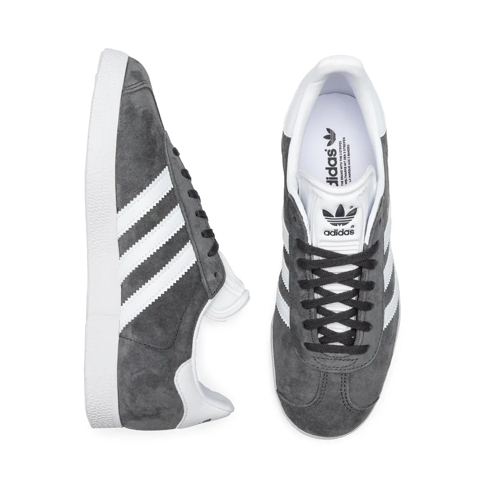 Adidas Gazelle Dark Grey Heather / White / Gold Metallic BB5480