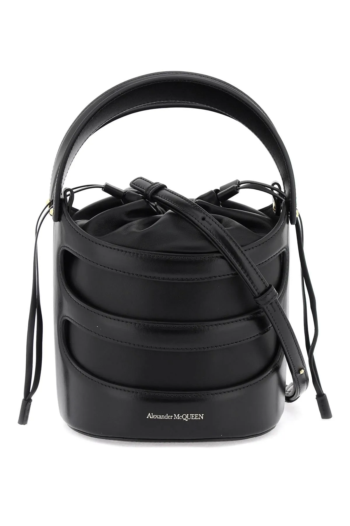 Alexander mcqueen bucket bag by- - the rise bucket bag 787126 1VPGI BLACK