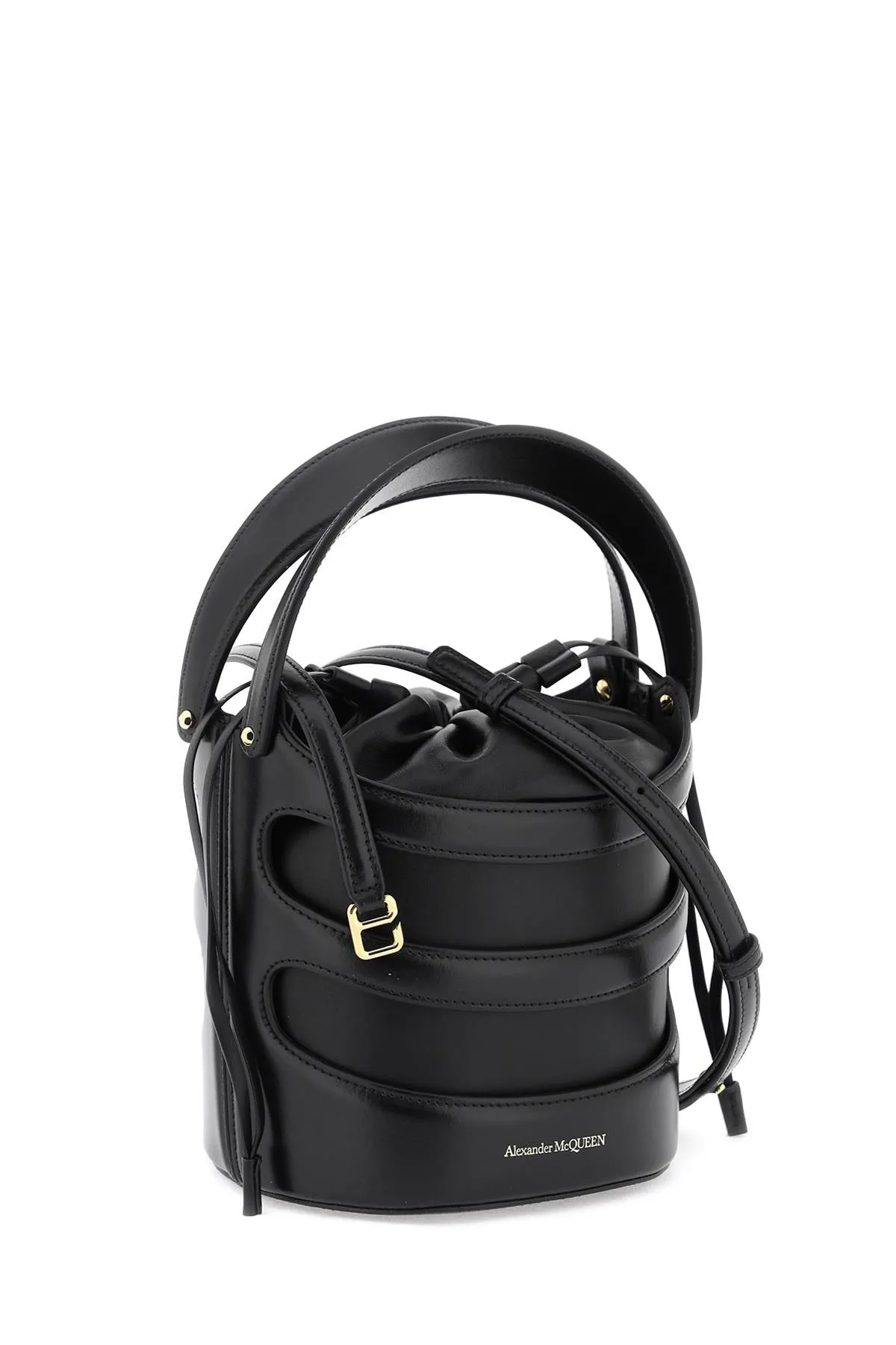 Alexander mcqueen bucket bag by- - the rise bucket bag 787126 1VPGI BLACK