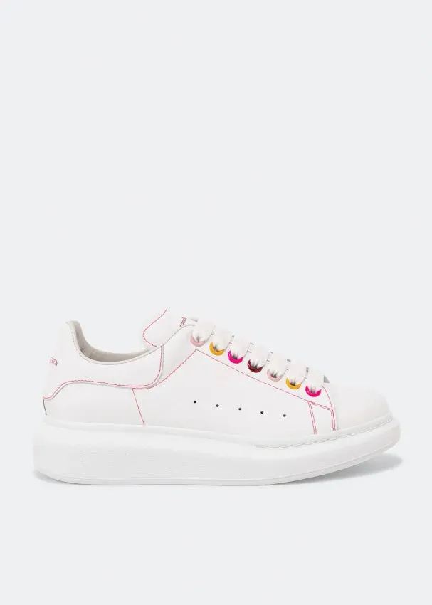 Alexander McQueen White/Rainbow Trainers