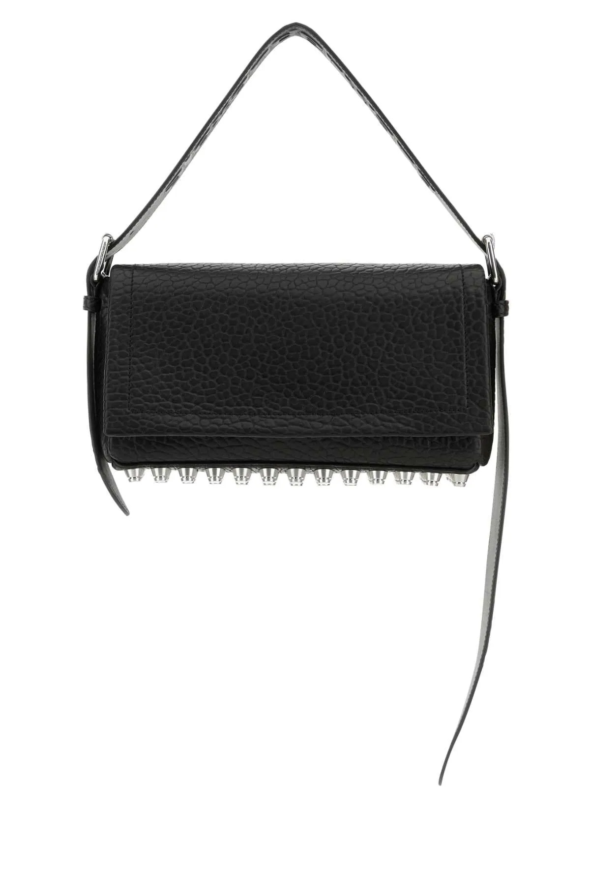 Alexander Wang Black Leather Medium Ricco Shoulder Bag