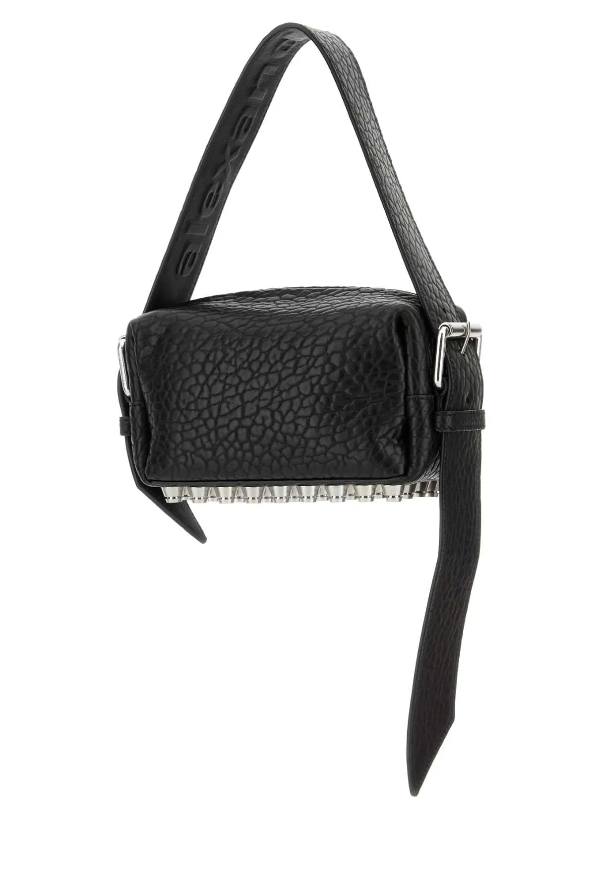 Alexander Wang Black Leather Small Ricco Shoulder Bag