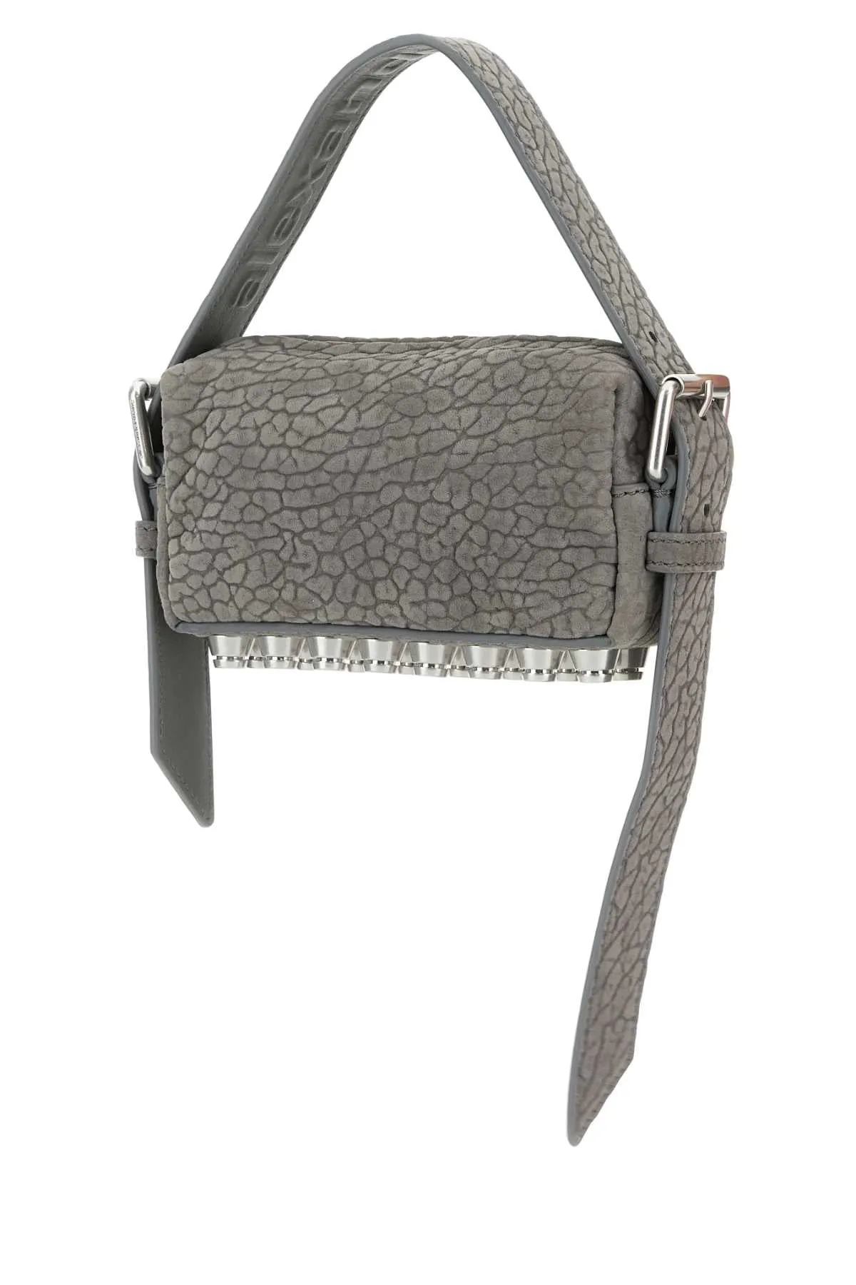 Alexander Wang Grey Nabuk Mini Ricco Shoulder Bag