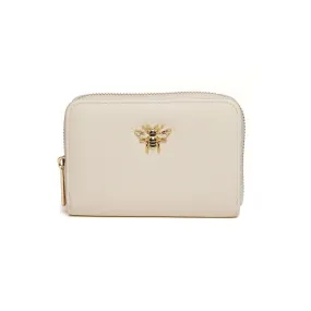 Alice Wheeler London - Pastel Cream Bromley Purse