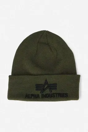 Alpha Industries beanie 3D Beanie green color 168910.257