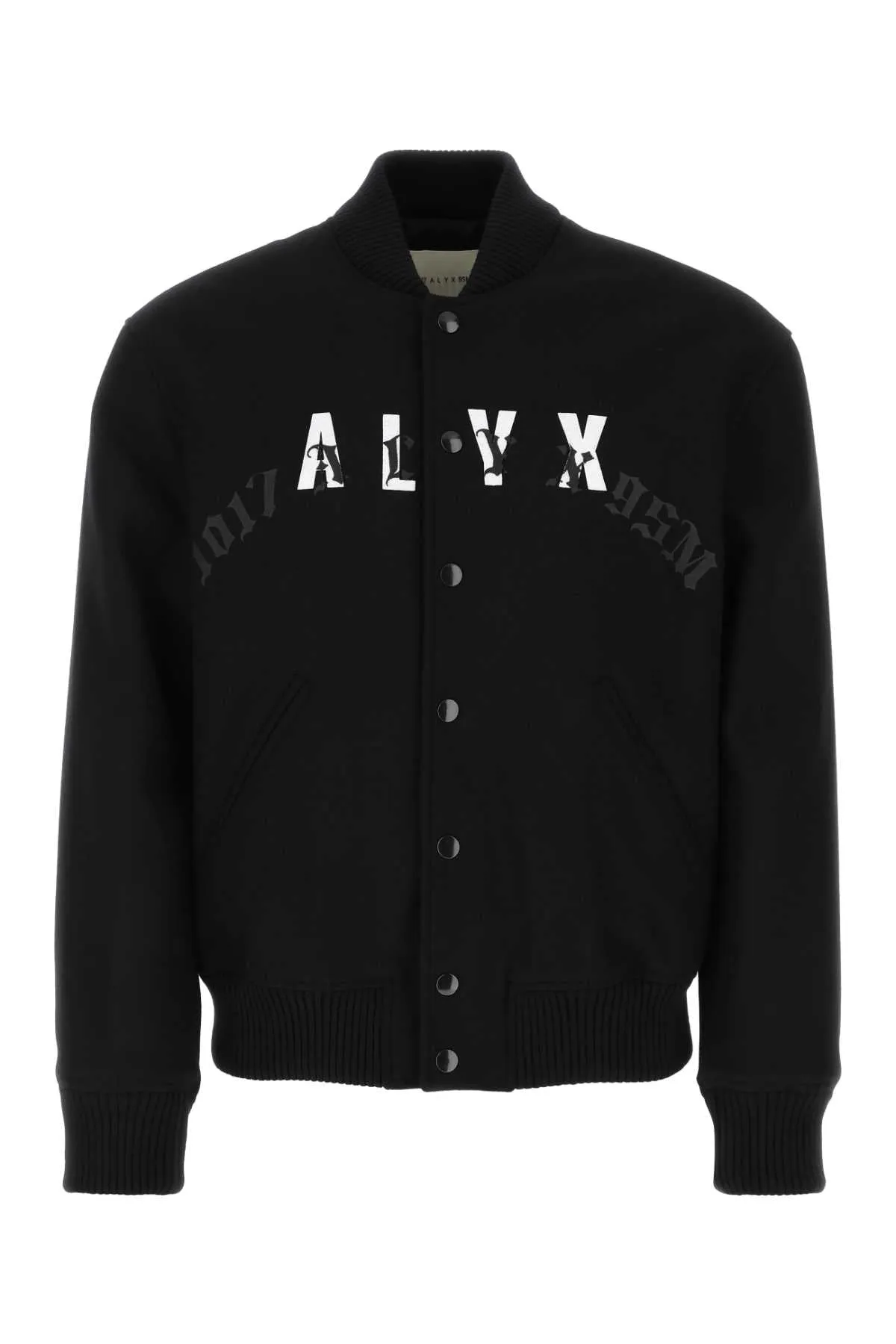 Alyx Black Wool Blend Bomber Jacket