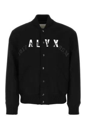 Alyx Black Wool Blend Bomber Jacket