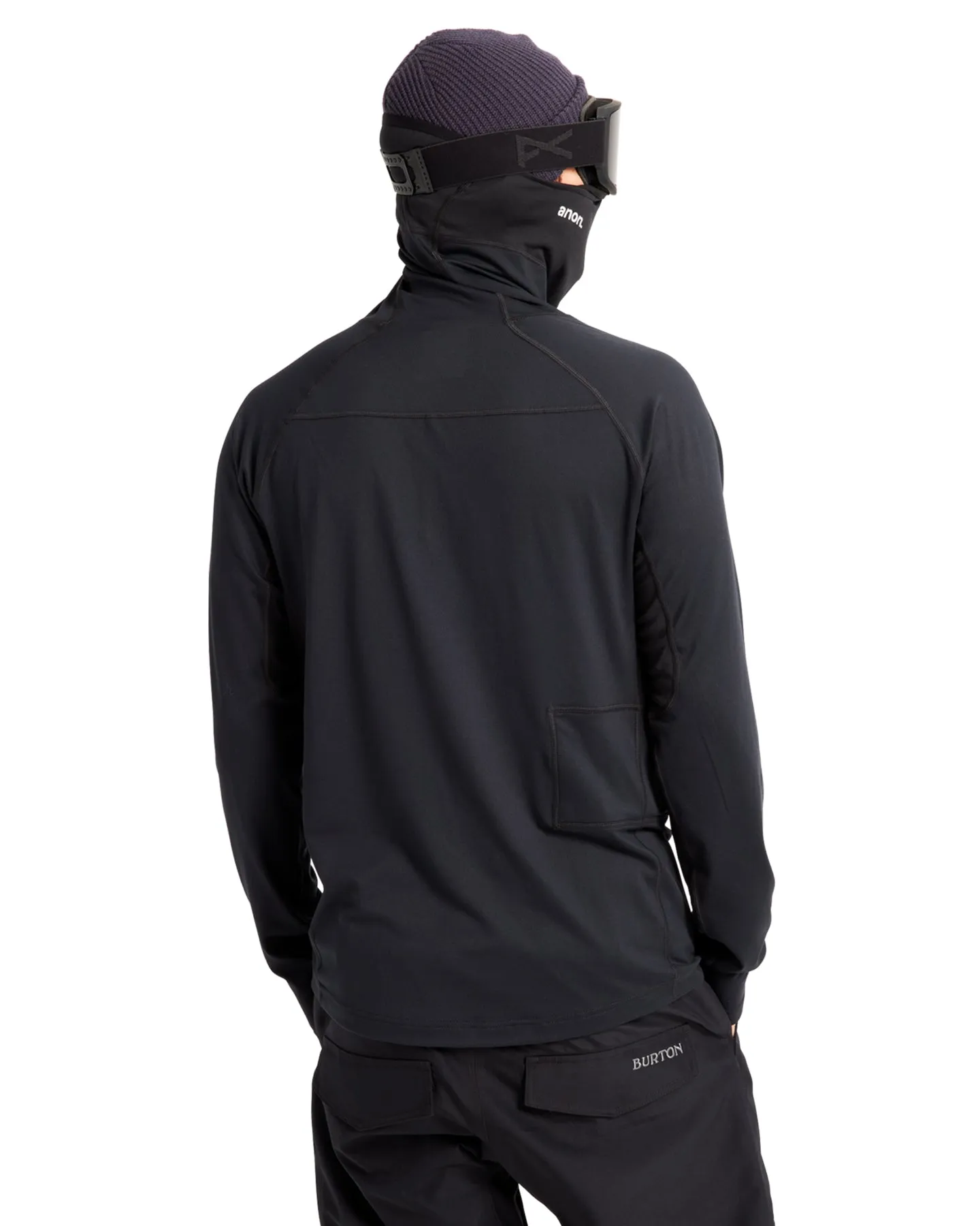 Anon MFI Lightweight Long Sleeve Base Layer Top Black | Thermals Men's | Snow Skiers Warehouse