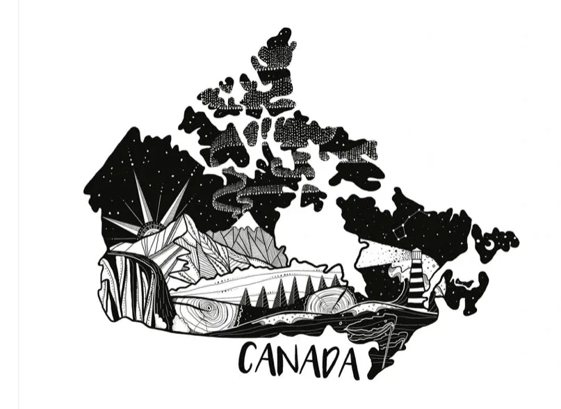 Art Prints by Mountain Mornings Canadian Inspired 8.5