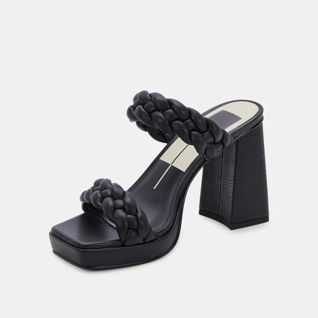 ASHBY Platform Heels Black Stella | Black Stella Heeled Sandals– Dolce Vita 6706779324482