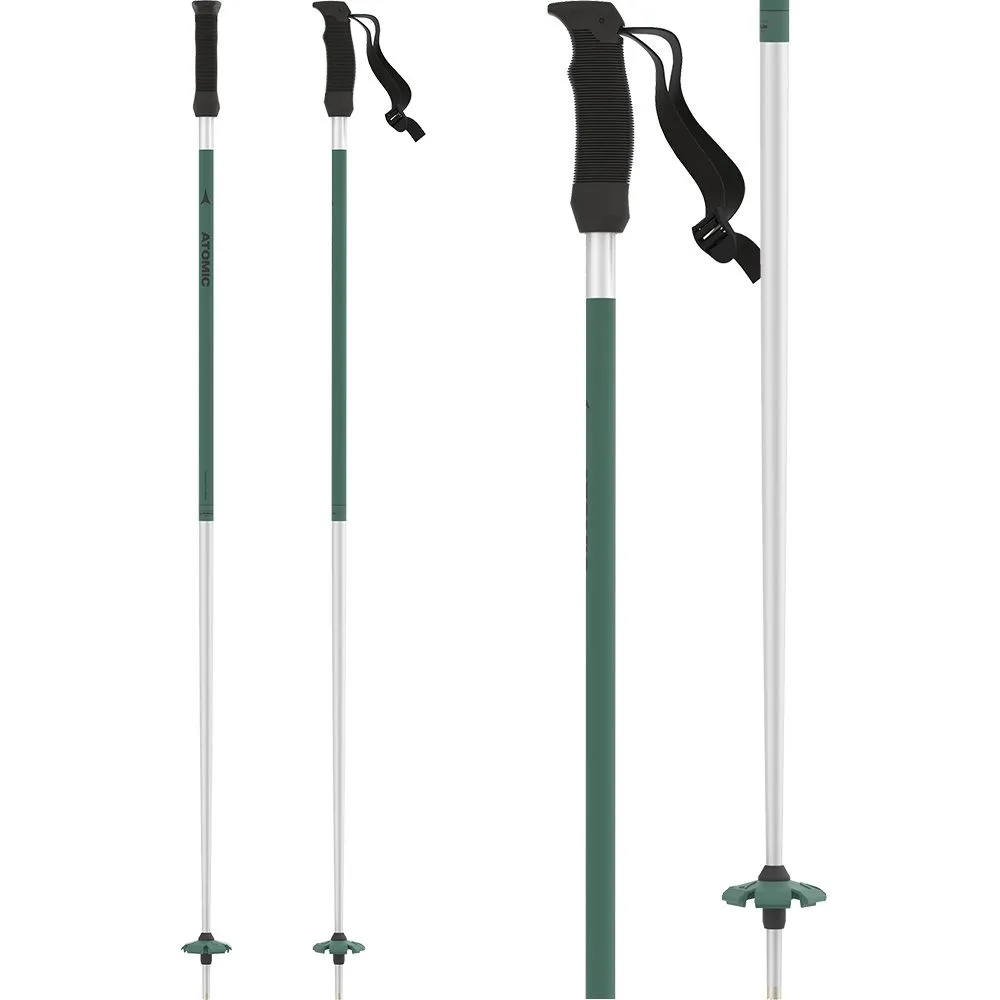 Atomic - Redster Q Alpine Poles green