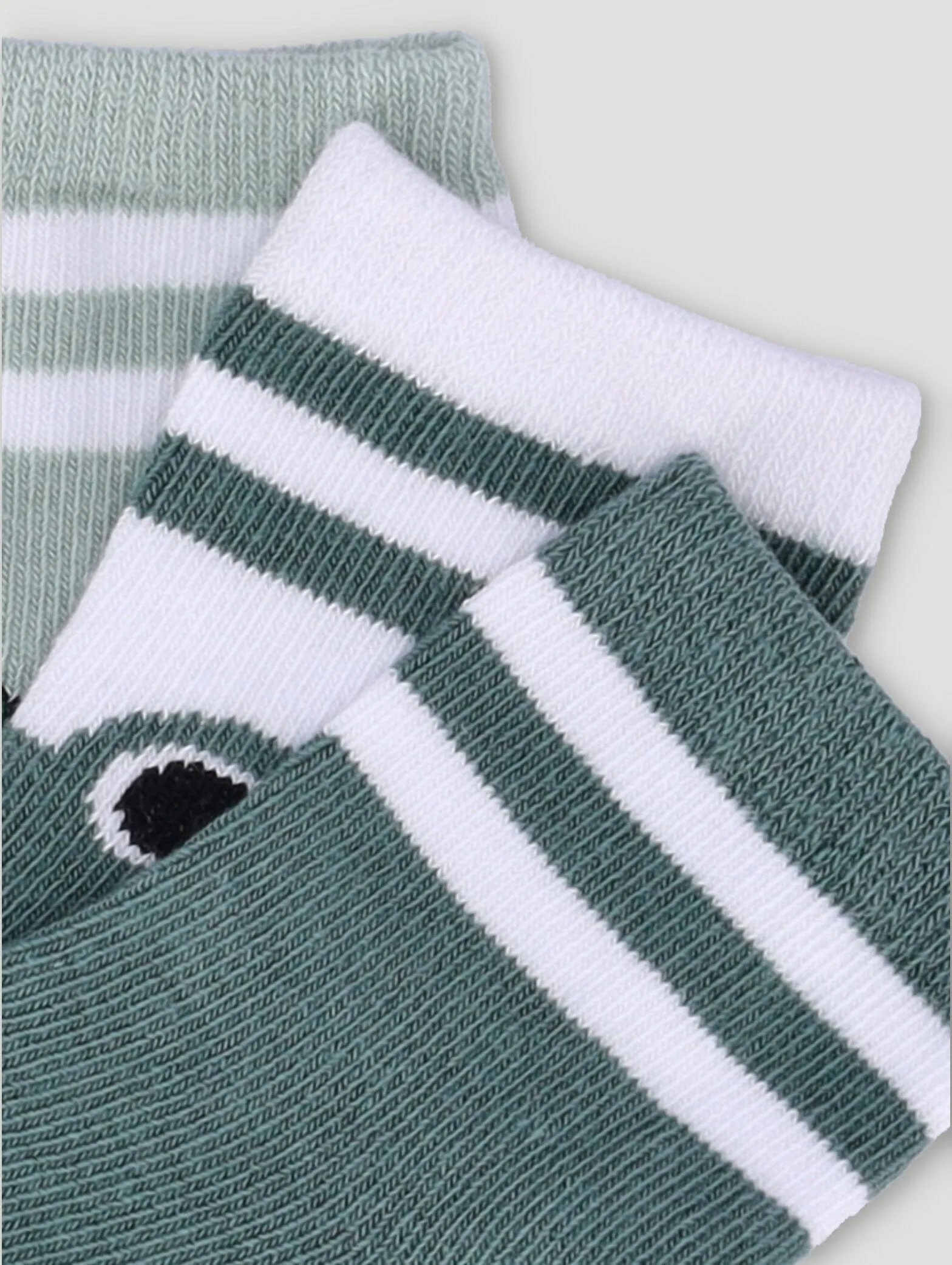 Baby Boys Baseball Dino Cotton Socks - Green