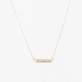 Baguette Bar Necklace