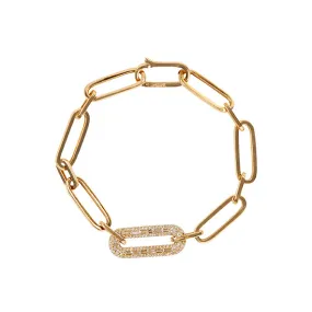 Baguette Link Chain Bracelet