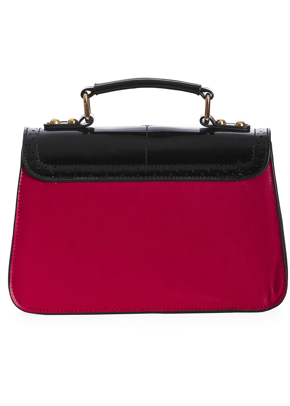 Banned Scalloped Handbag Red