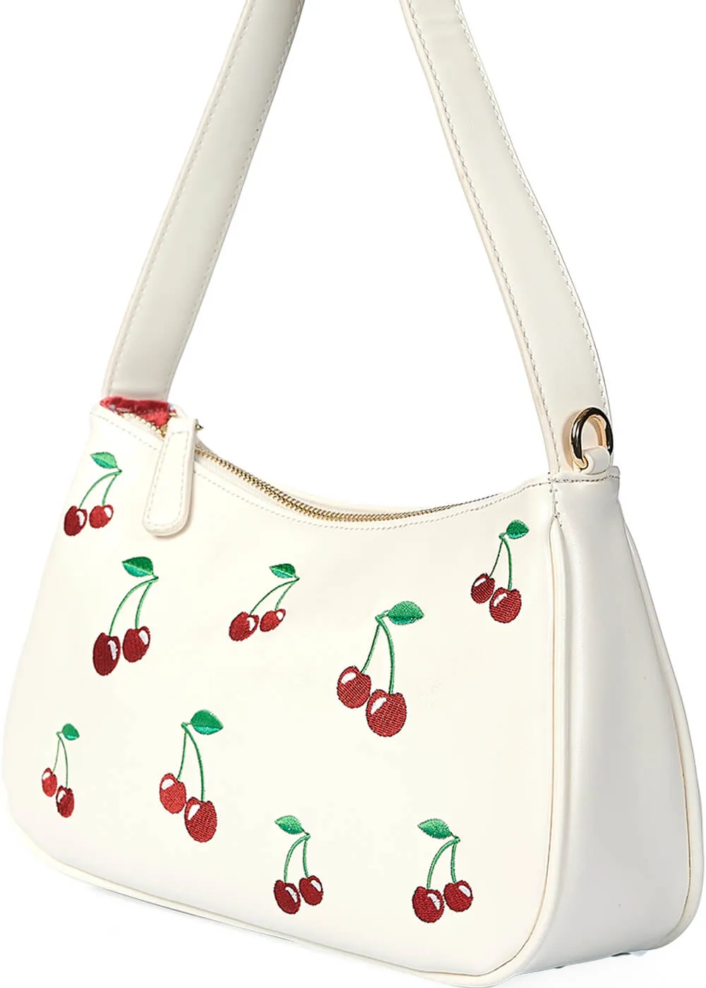 Banned Wild Cherry 50's Shoulderbag Offwhite