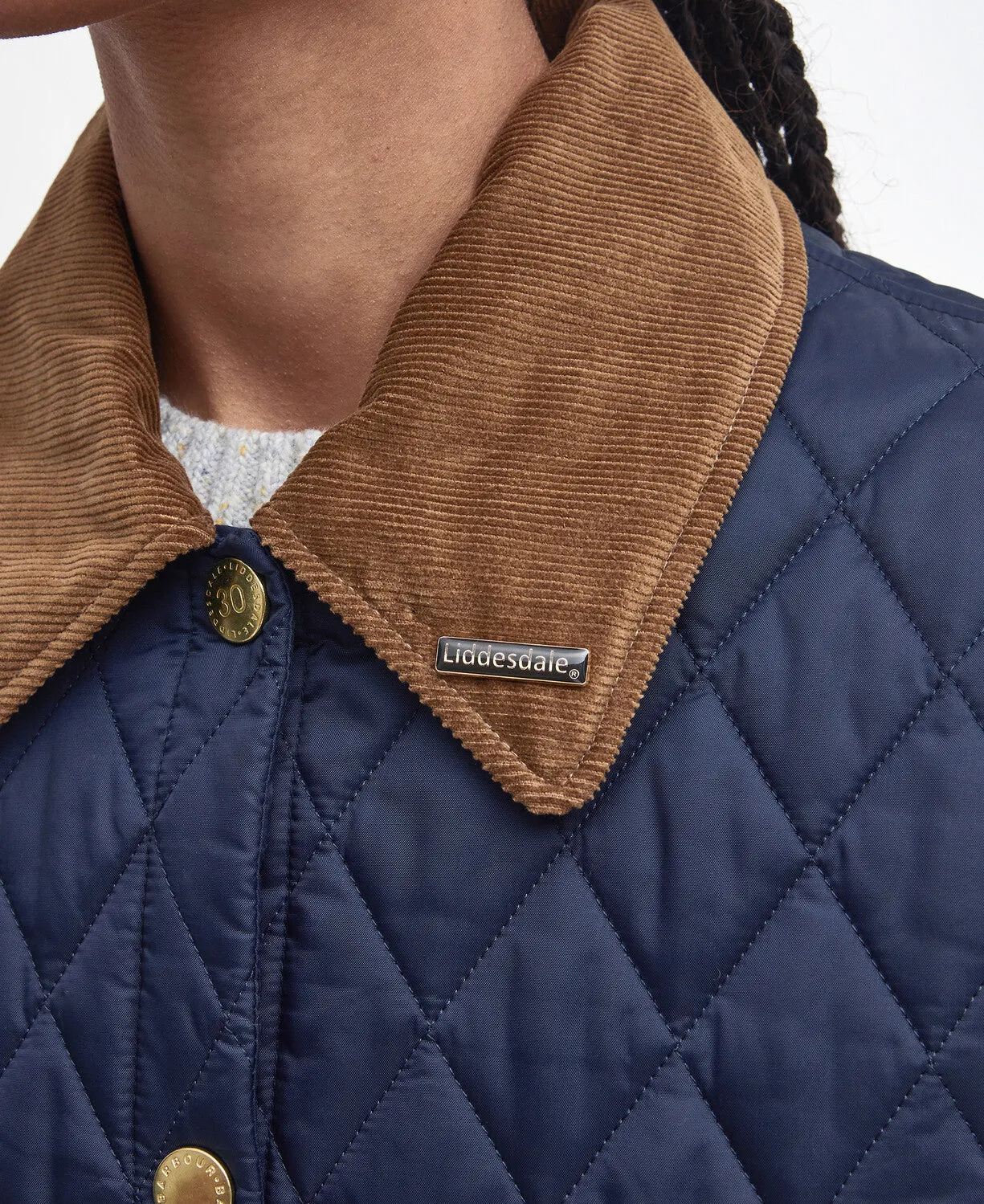 Barbour 30th Anniversary Cropped Liddesdale Quilted Jacket