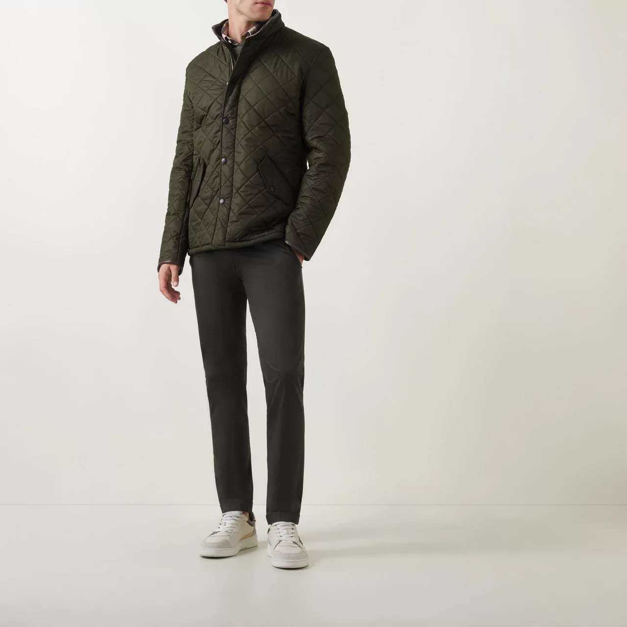 BARBOUR Powell Quilted Jacket Green - Green