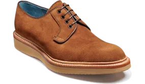 Barker Dean Derby Shoe  - Old Snuff Suede