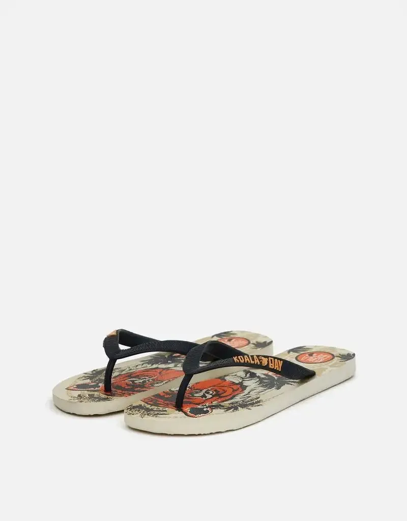 Beige Flip Flops - Kezak