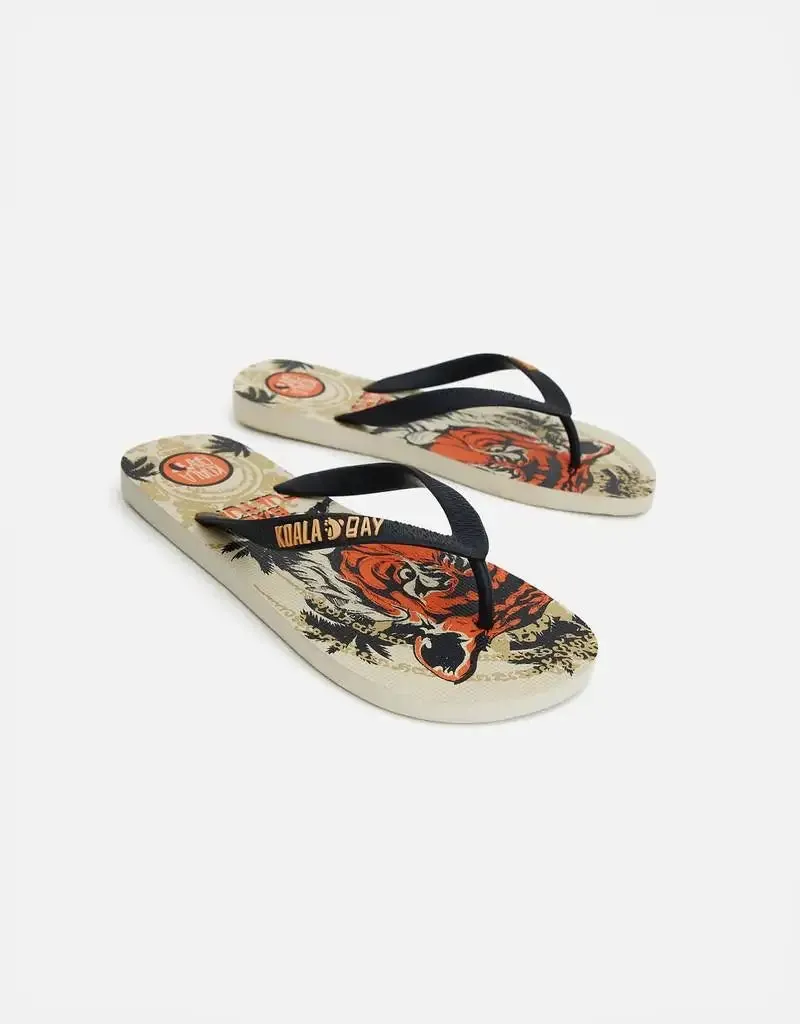 Beige Flip Flops - Kezak