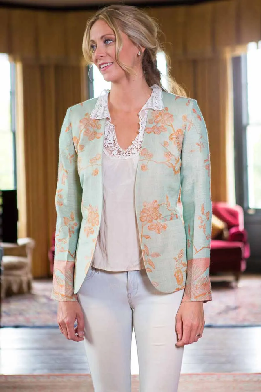 Bella Jacket in Eggshell