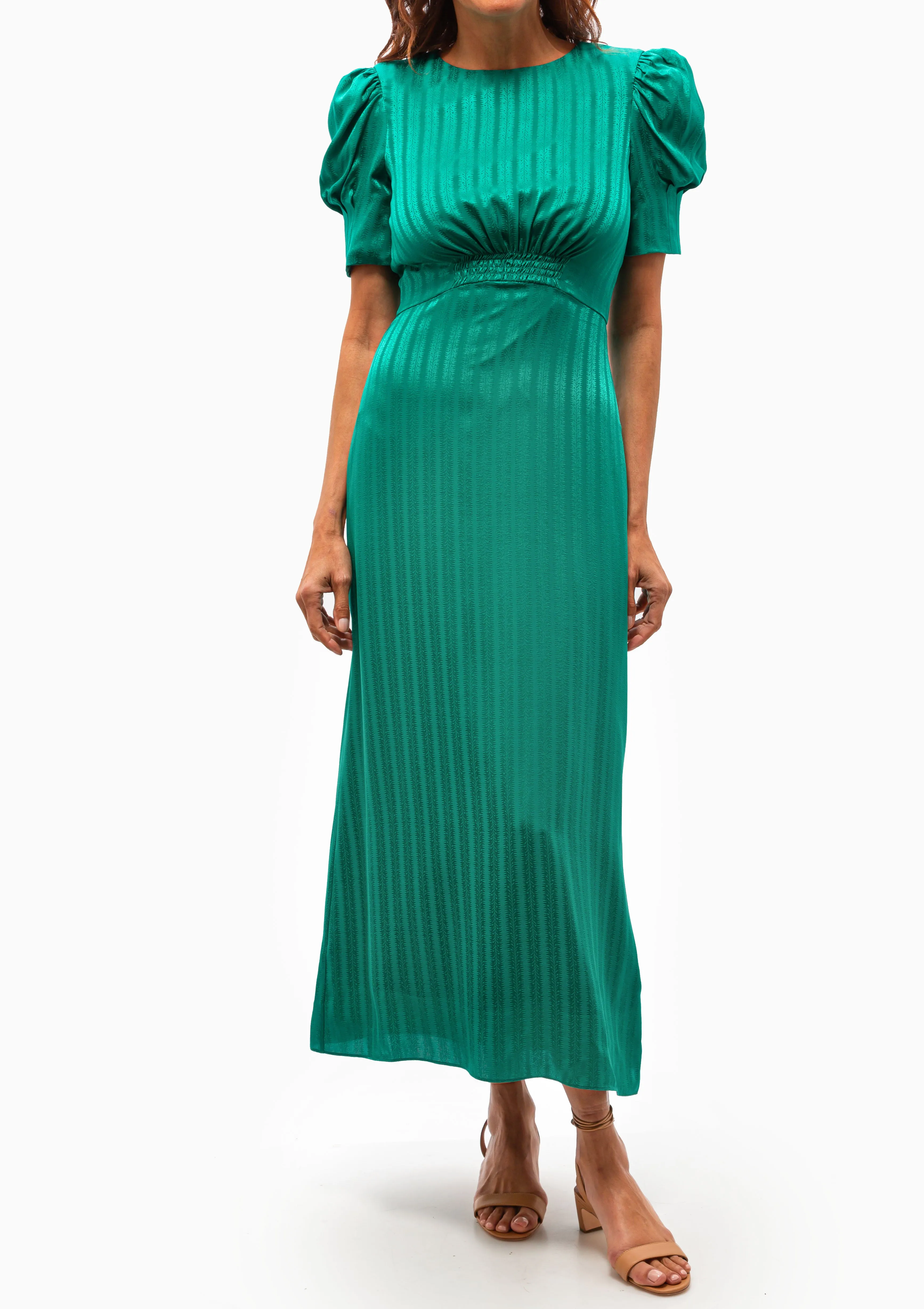 Bianca Dress | Mallard Green