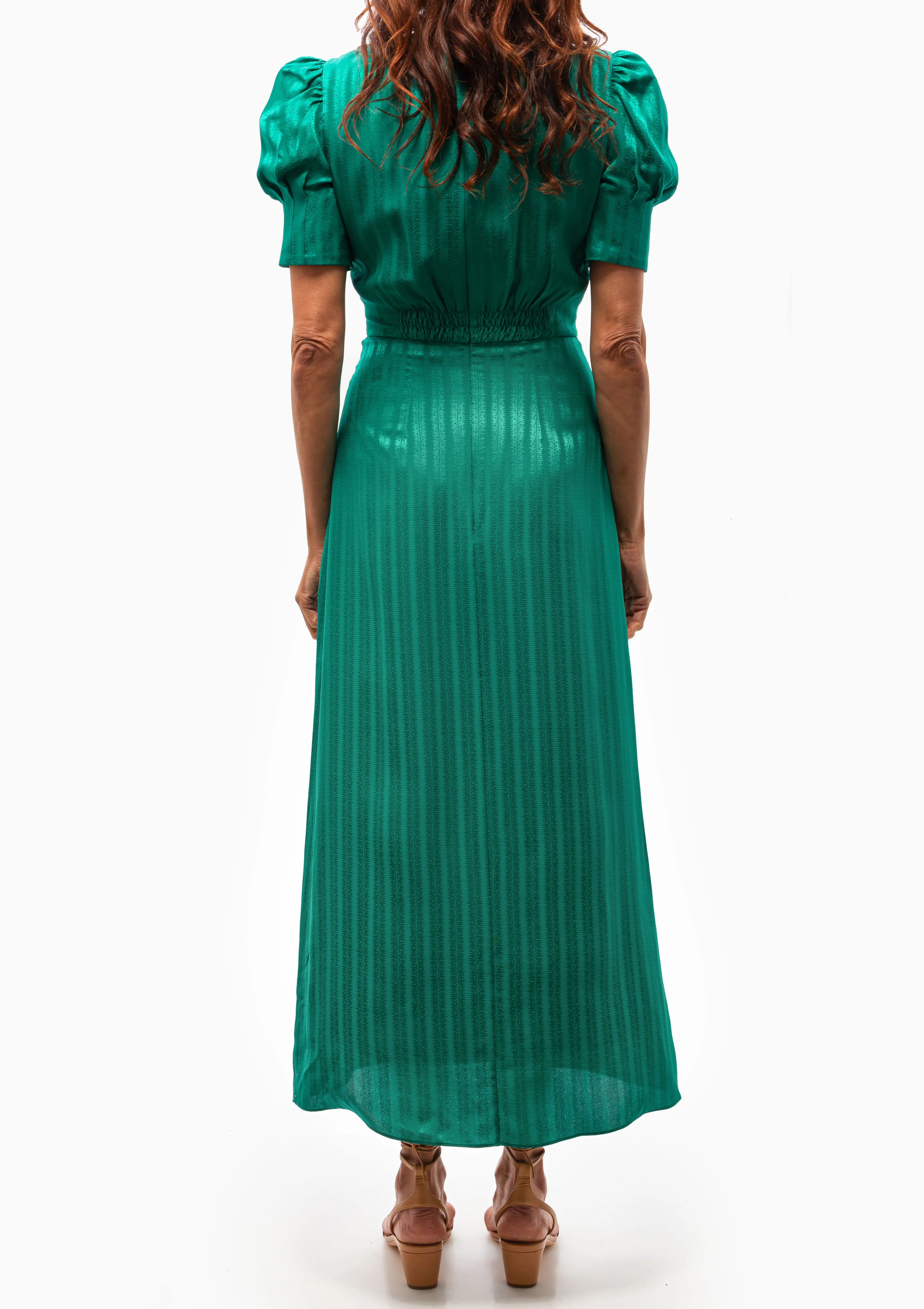 Bianca Dress | Mallard Green