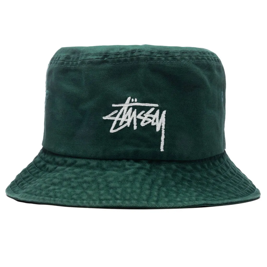 Big Stock Bucket Hat - Dark Green