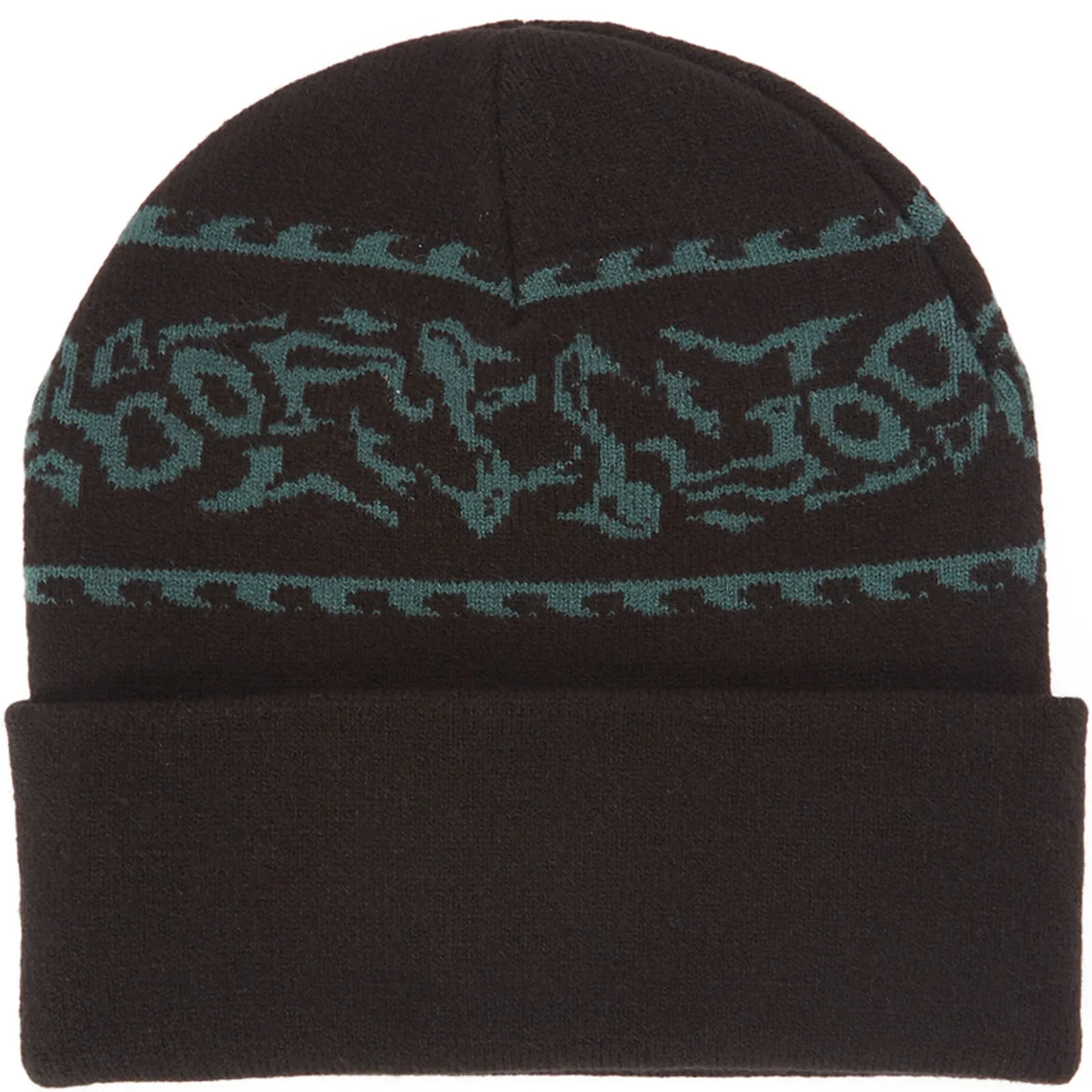 Billabong Mens Offshore Fine Knit Cuffed Beanie Hat - Black