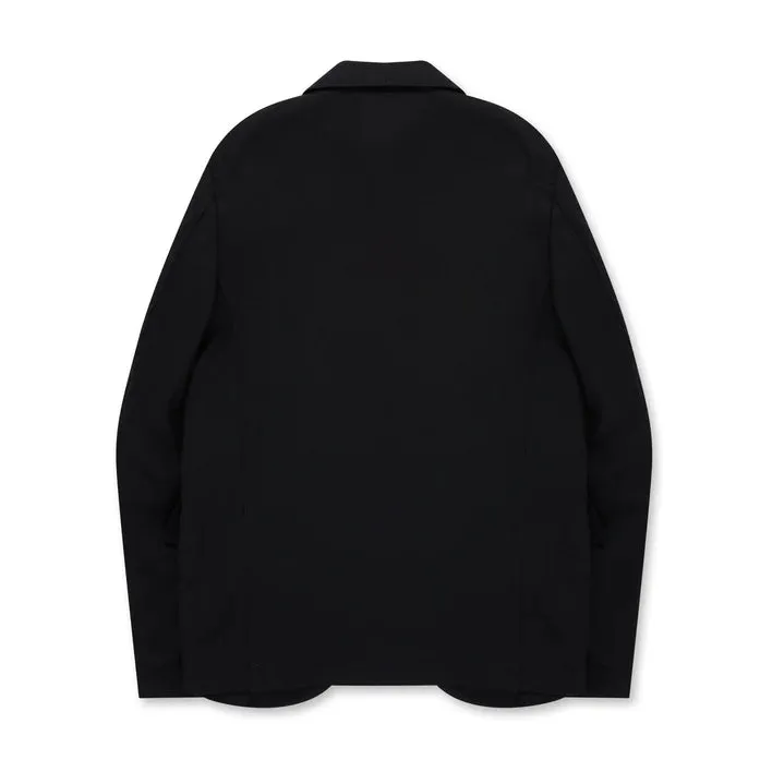 BLACK Comme des Garons Wool Gabardine Jacket (Black)