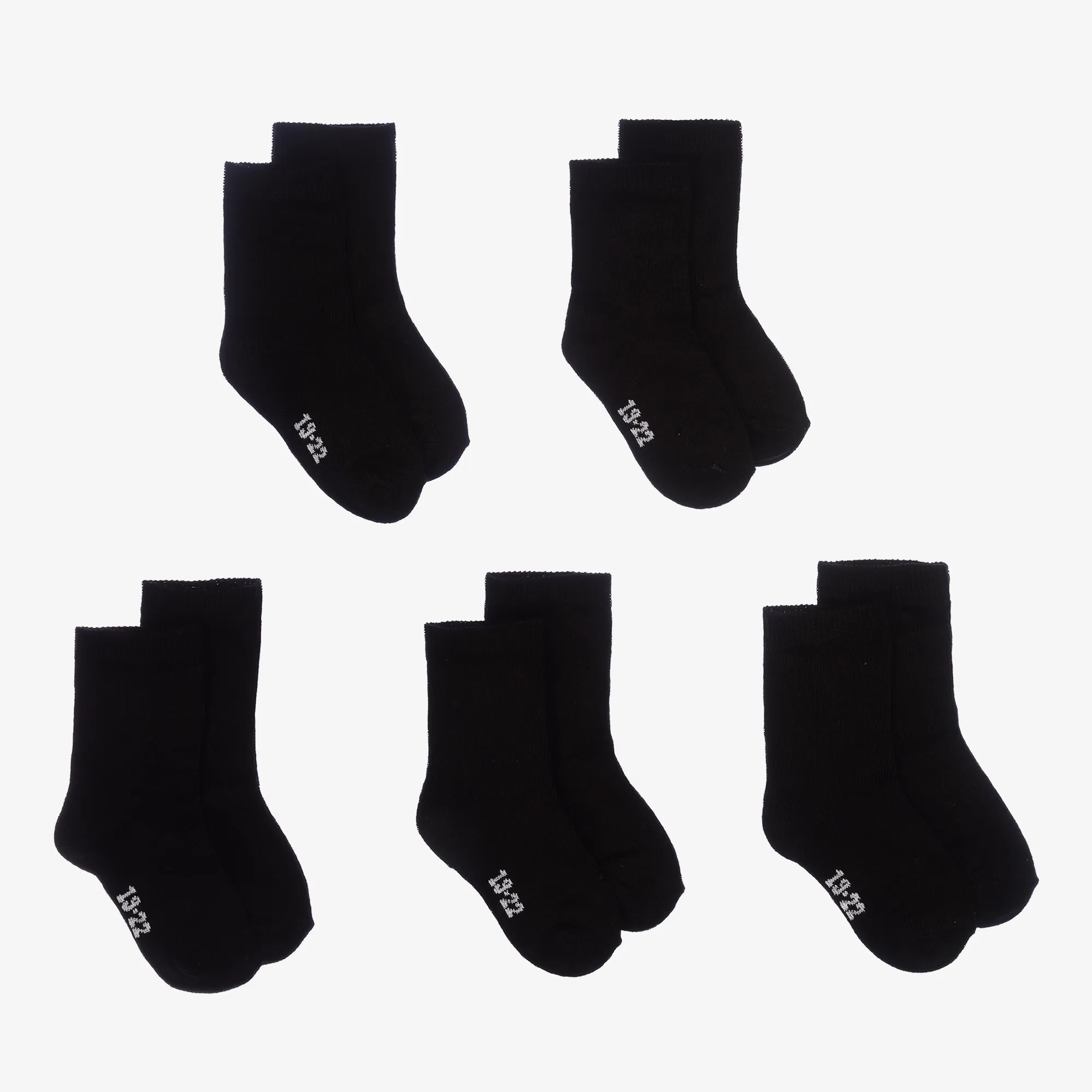 Black Cotton Socks (5 Pack)