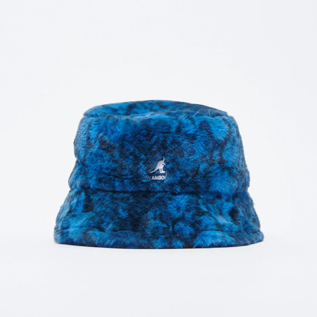 Bob Kangol - Faux Fur Bucket (Blue Snake)