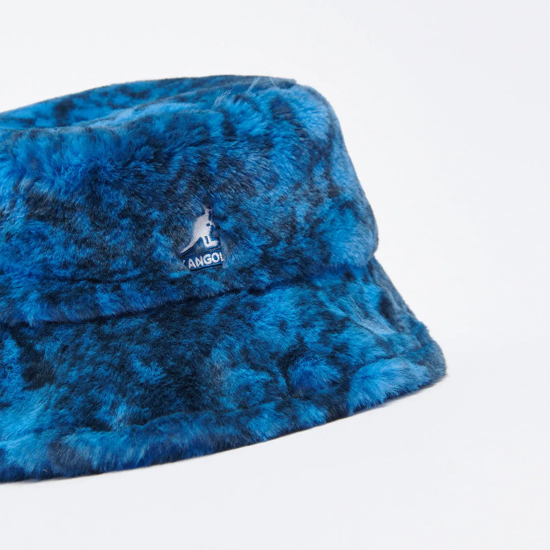 Bob Kangol - Faux Fur Bucket (Blue Snake)