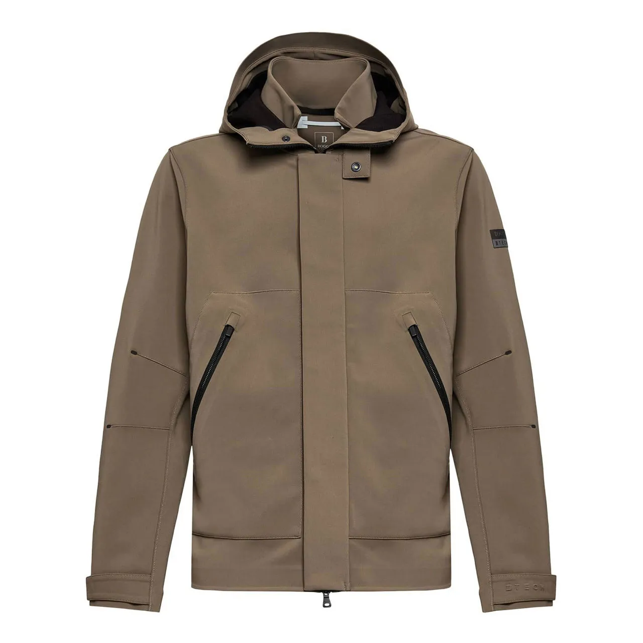 BOGGI MILANO Tech Windproof Jacket - Taupe