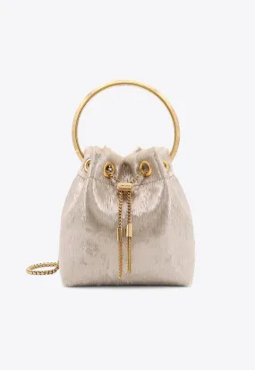 Bon Bon Metallic Bucket Bag